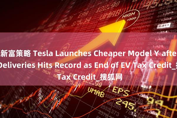 新富策略 Tesla Launches Cheaper Model Y after Q3 Deliveries Hits Record as End of EV Tax Credit_搜狐网